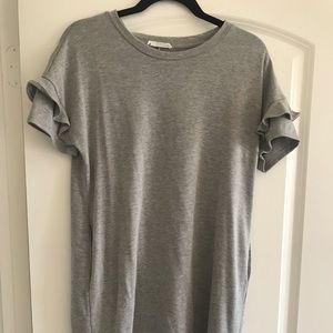 Lush Ruffle Sleeve Dress